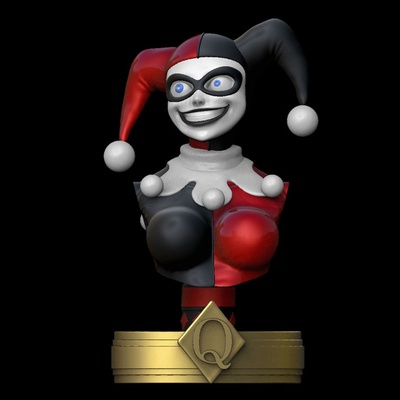 harley quinn fracasso 3d modelo pronto to impressão stl 3d print model - Mito3D