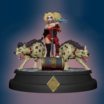 harley quinn çakallar 3d baskı model stl 3d print model - Mito3D