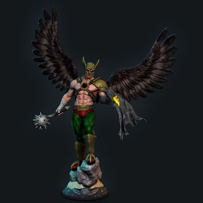 hawkman 3d model ready to print stl 3d print model - Mito3D