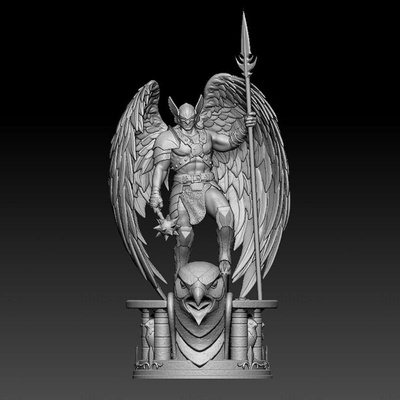 hawkman 3d model ready to print stl 3d print model - Mito3D