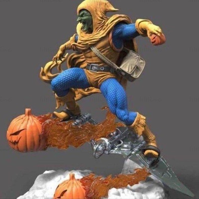 hob goblin 3d model ready to print fbx obj hobgoblin figure toys spiderverse printing resin 3d print model - Mito3D