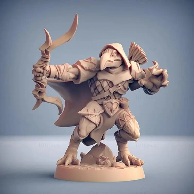 infiltrador grifo d miniaturas 3d impresión modelo stl 3d print model - Mito3D