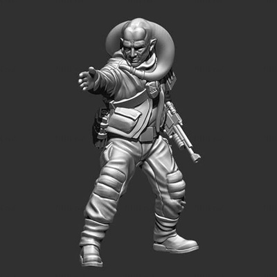 insurgent squad leader 3d printing model stl 3d print model - Mito3D