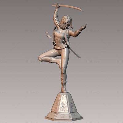 katana suicide squad 3d printing model stl 3d print model - Mito3D