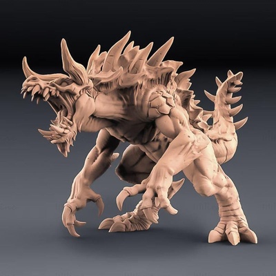 legendary devourer tarasque 3d printing model stl 3d print model - Mito3D