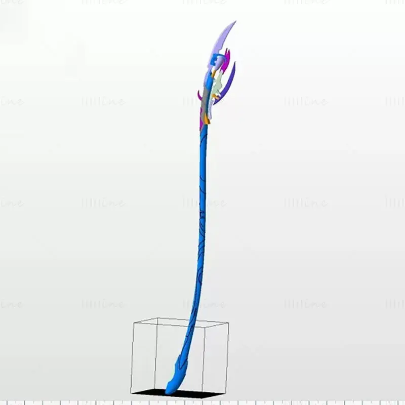 loki chitauri sceptre personnel arme bâton 3d impression modèle stl 3D print model - Mito3D