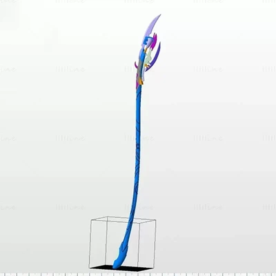 loki chitauri sceptre personnel arme bâton 3d impression modèle stl 3d print model - Mito3D