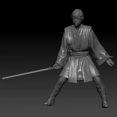 luke skywalker 3d stampa modello stl 3d print model - Mito3D