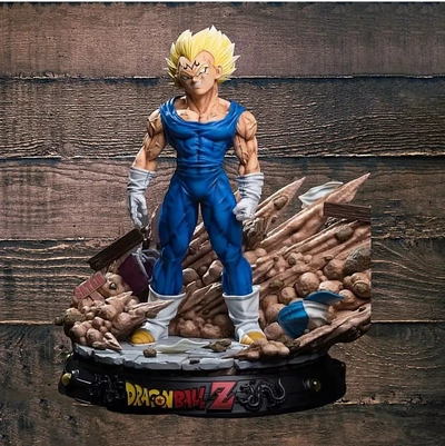 majin vegeta 3d stampa modello stl 3d print model - Mito3D