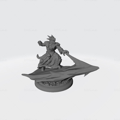 masculin glace dragonborn chaman 3d impression modèle 3d print model - Mito3D