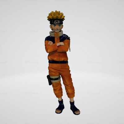 naruto 3d modèle prêt to impression stl anime dessin animé bande dessinée décor figure jeu jouet sculpture ninja personnage homme character cartoon game 3d print model - Mito3D