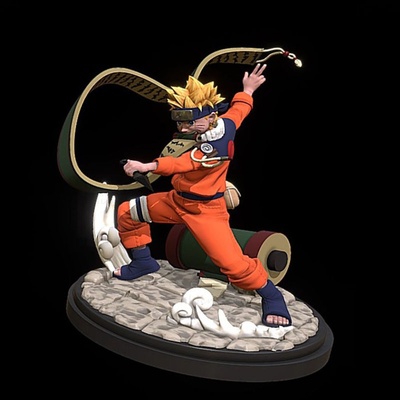 naruto figure 3d model ready to print stl uzumaki miniature caracter costumemodel anime figurines fantasy character sculpture game miniatures figurine art statue 3d print model - Mito3D