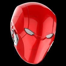 rojo capucha injusticia 2 casco 3d modelo Listo impresión diseño máscara Arte fbx batman masculino juegos bricolaje diy mascarada historietas 3d print model - Mito3D
