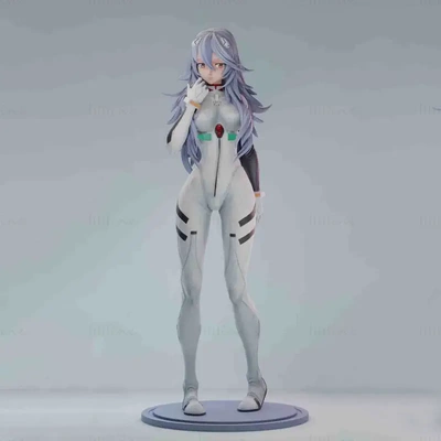 rei ayanami evangelion 3d baskı model stl 3d print model - Mito3D