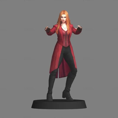 scarlet witch 3d model ready to print 3d print model - Mito3D