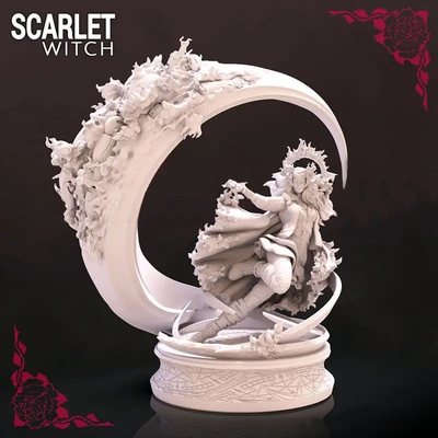 scarlatto strega corpo 3d stampa modello stl 3d print model - Mito3D