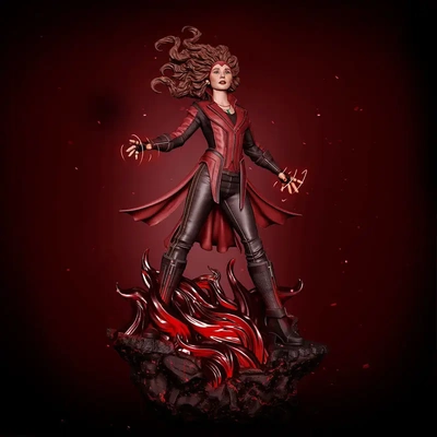 scarlet witch stl 3d model ready to print 3d print model - Mito3D