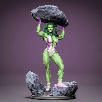 she hulk she-hulk 3d printing model stl 3d print model - Mito3D