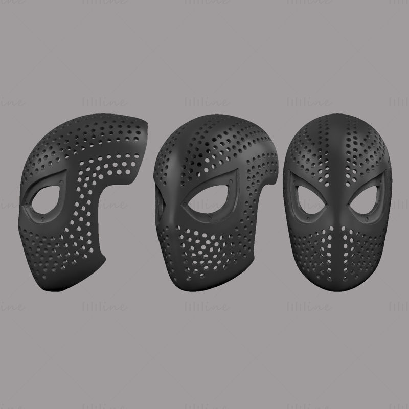 ragno uomo maschera 3d stampa modello stl 3D print model - Mito3D