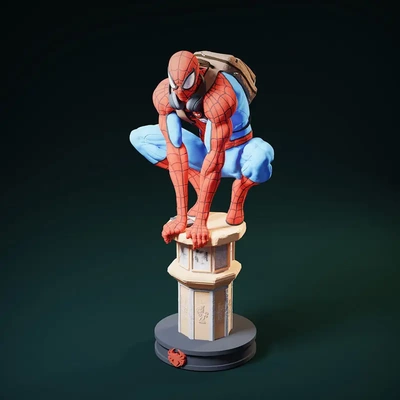 spiderman 3d model ready to print stl 3d print model - Mito3D