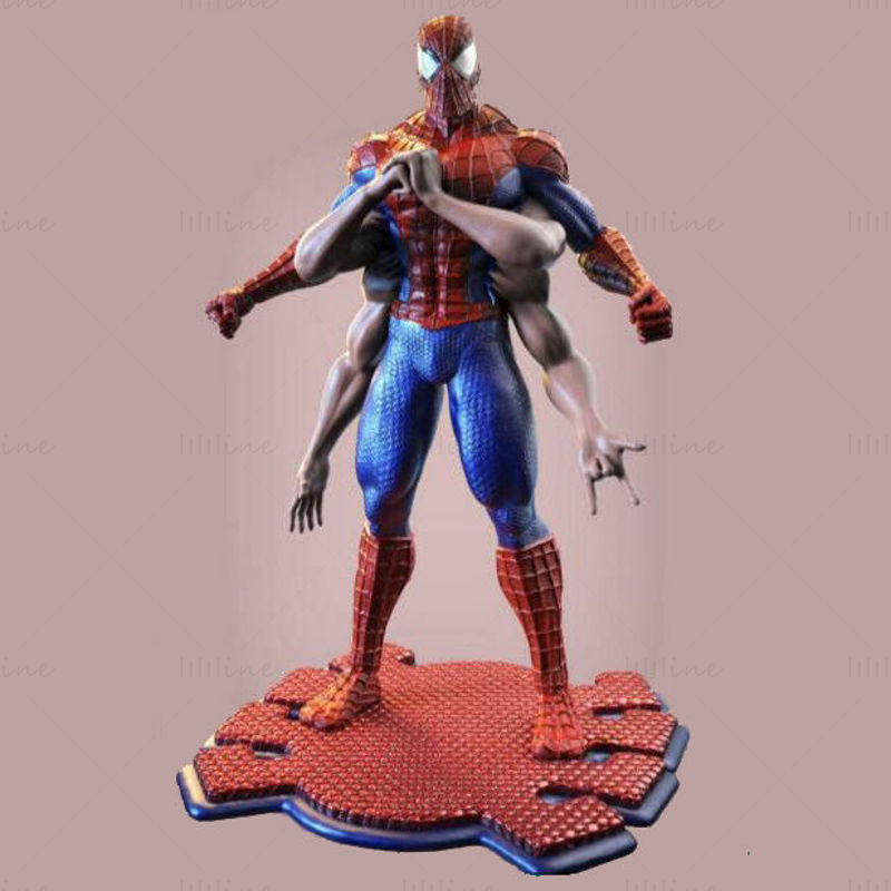 homme araignée bras 3d modèle prêt to impression 6 fantaisie super héros miniatures figurines objets collection peterparker merveille statue collectionner sculpture gamestoys art stl 3D print model - Mito3D