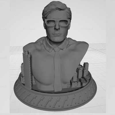 superuomo clark kent 3d modello pronto to stampa stl metropoli supereroe somiglianza affleck giustizia lega figurine giocattoli fallimento carattere 3d print model - Mito3D