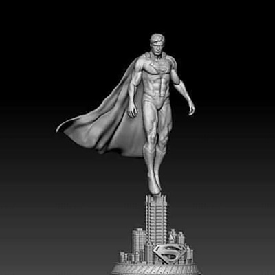 superuomo reeves ispirato scolpire 3d modello pronto to stampa kent stampabile comico supereroe dc giustizia eroe arte sculture stl 3d print model - Mito3D