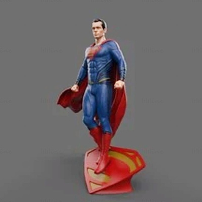 superman statue 3d model ready to print 3d print model - Mito3D