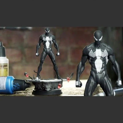 symbiote spiderman 3d print model stl 3d print model - Mito3D