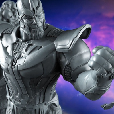 thanos 3d model ready to print endgame figure printing sculpture hottoys marvel games toys stl 3d print model - Mito3D