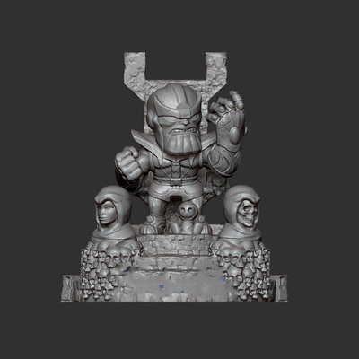 thanos chibi 3d baskı model 3d print model - Mito3D