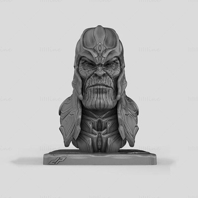 thanos endgame bust 3d printing model fdm stl 3d print model - Mito3D