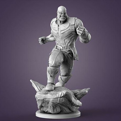 thanos in action 3d model ready to print endgame stl fdm sla sls 3d print model - Mito3D