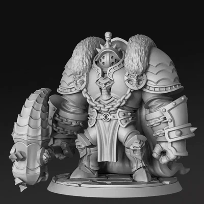 vulcano ferro golem miniature 3d stampa modello stl 3d print model - Mito3D