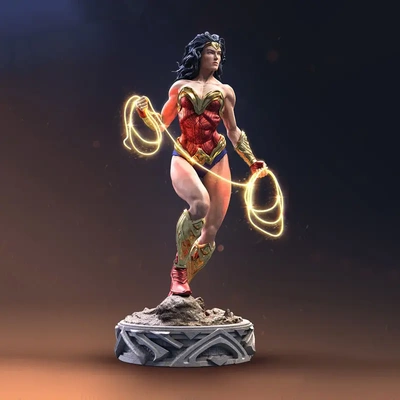 wonder woman 3d printing model model stl obj 3d print model - Mito3D