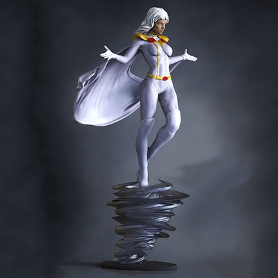 xmen storm figurines 3d printing model stl 3d print model - Mito3D