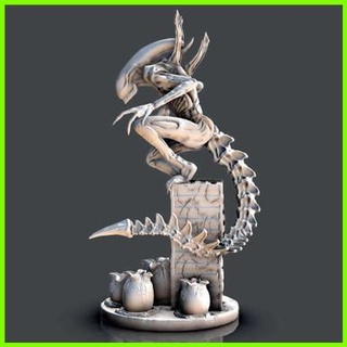 alien warrior statue - 3d print model - Mito3D