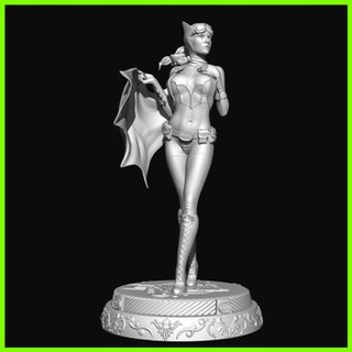 Fille chauve souris statue 3d print model - Mito3D