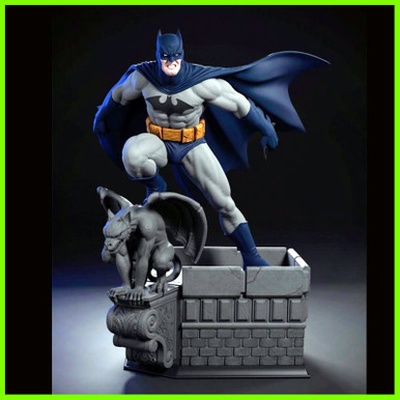 batman classico statua stl file 3d stampa 3d print model - Mito3D