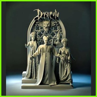 bram foguista Drácula diorama 3d print model - Mito3D