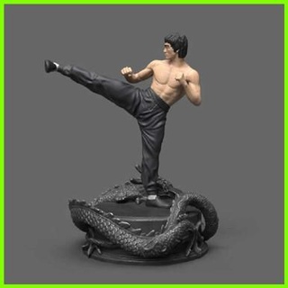 Bruce Lee dragon donner coup 3d print model - Mito3D