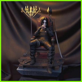 crow throne statue - 3d print model - Mito3D