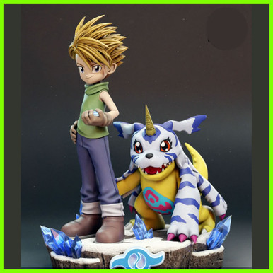 digimon mate gabumon estatua 3D print model - Mito3D