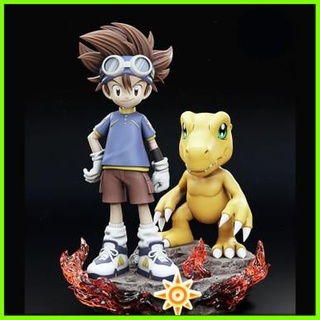 Digimon Tai Agumon heykel 3d print model - Mito3D