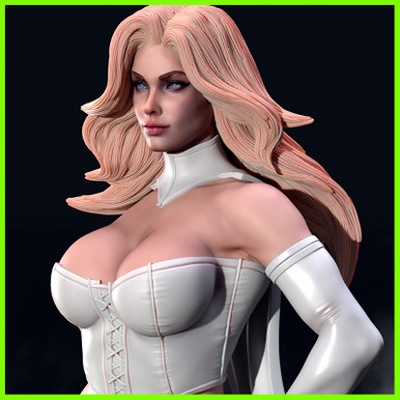 emma brina x men stl file 3d stampa 3d print model - Mito3D