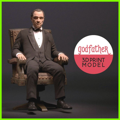 parrain vito Corleone 3D print model - Mito3D