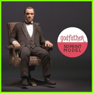 godfather vito corleone - 3d print model - Mito3D