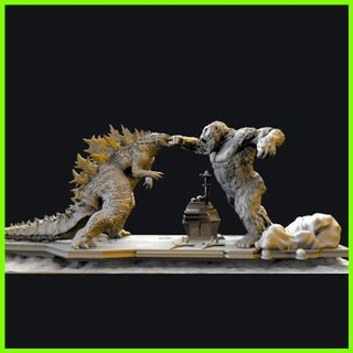 godzilla vs kong statue - 3d print model - Mito3D