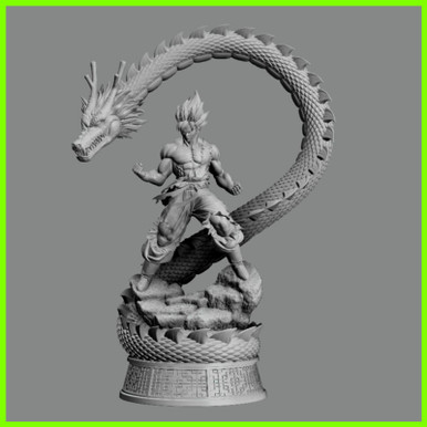 goku Shenron dragon Balle 3D print model - Mito3D