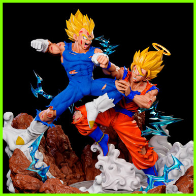 goku vs majin végéta dragon balle statue stl fichier 3d impression 3D print model - Mito3D